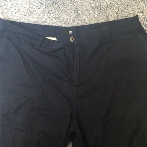 DC men’s shorts navy.